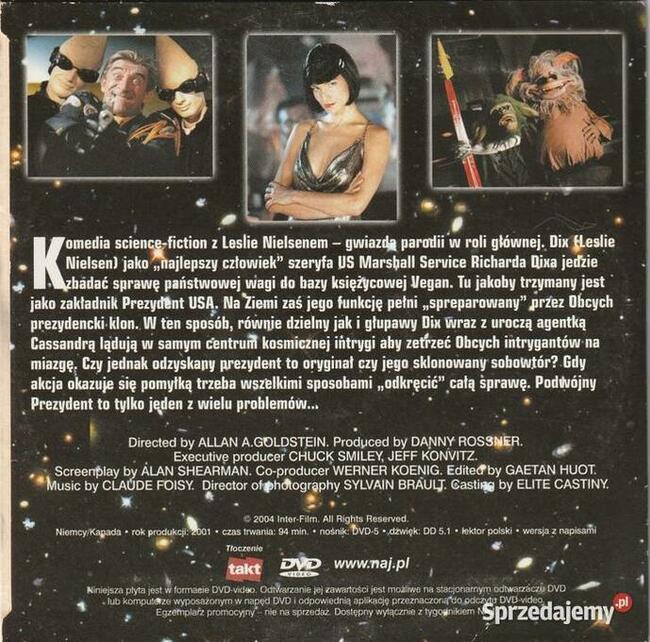 2001 odyseja kosmiczna Leslie Nielsen DVD