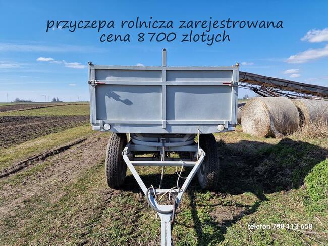 PRZYCZEPA ROLNICZA DMC 4,98 t sprawna zarejestrowana sztywna