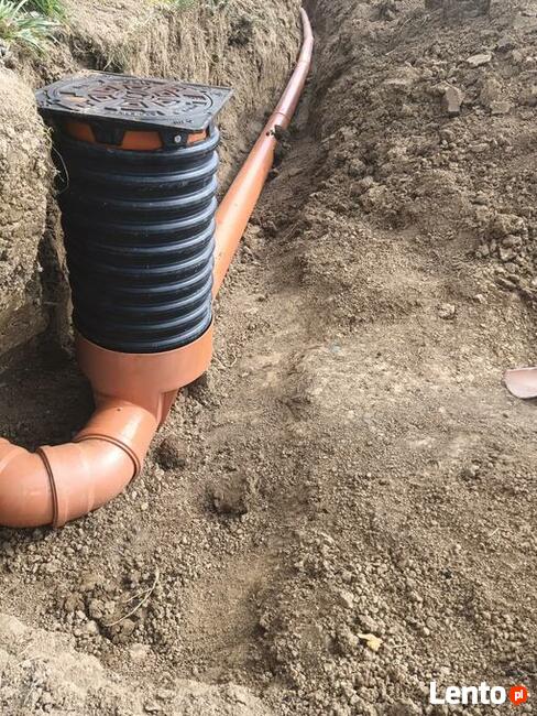 Usługi koparką , roboty ziemne , wycinka drzew, piaskowanie