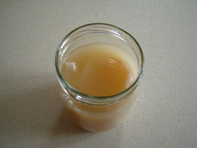 Żywa matka octowa, ocet niepasteryzowany