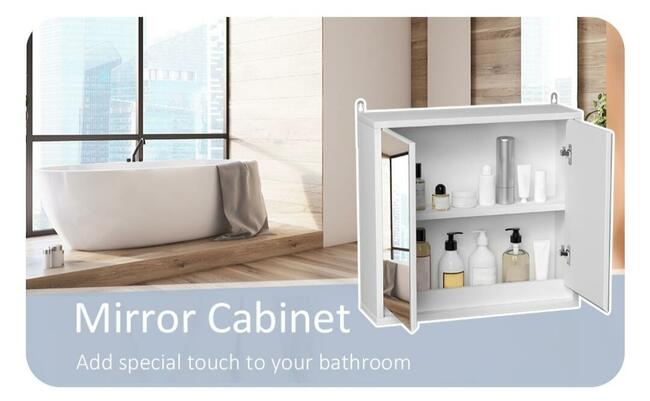 Nowoczesna Szafka łazienkowa z lustrem