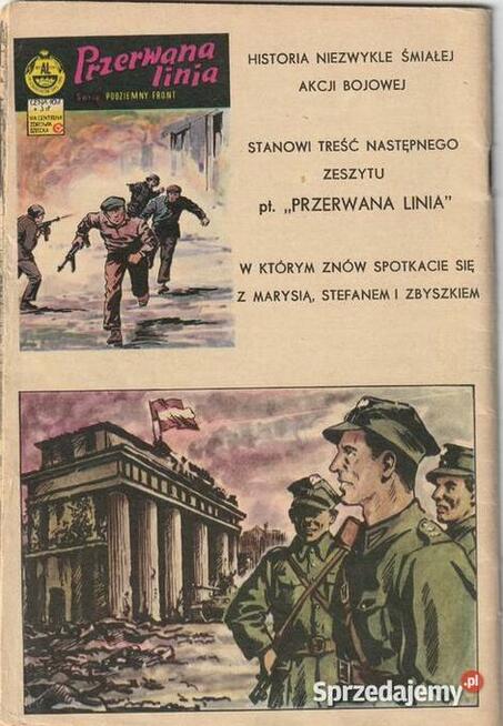 Na tropie. Seria Podziemny front .