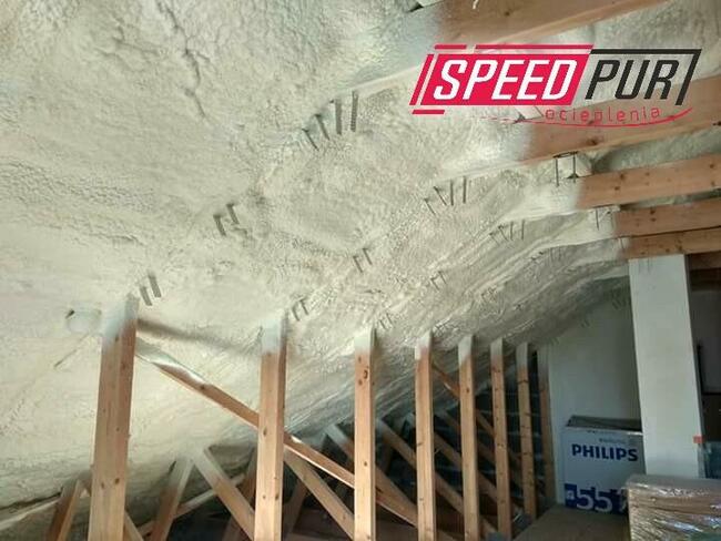Piana PUR Ocieplanie Poddasze Wiązary Strop Gubin SpeedPur
