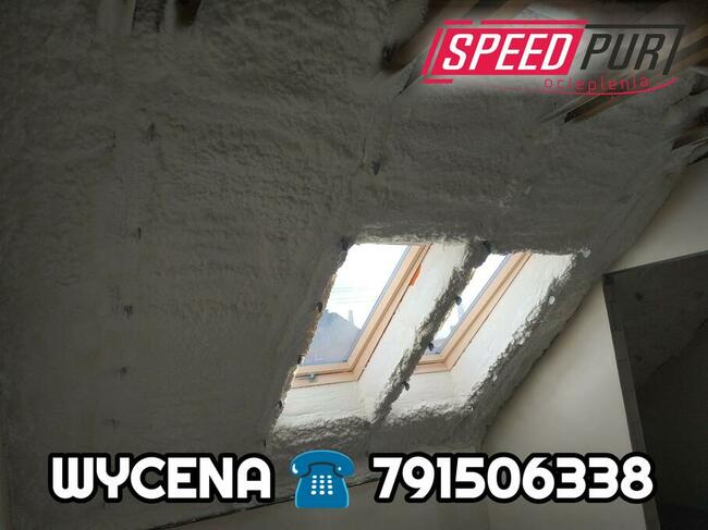Piana PUR Ocieplanie Poddasze Wiązary Strop Gubin SpeedPur