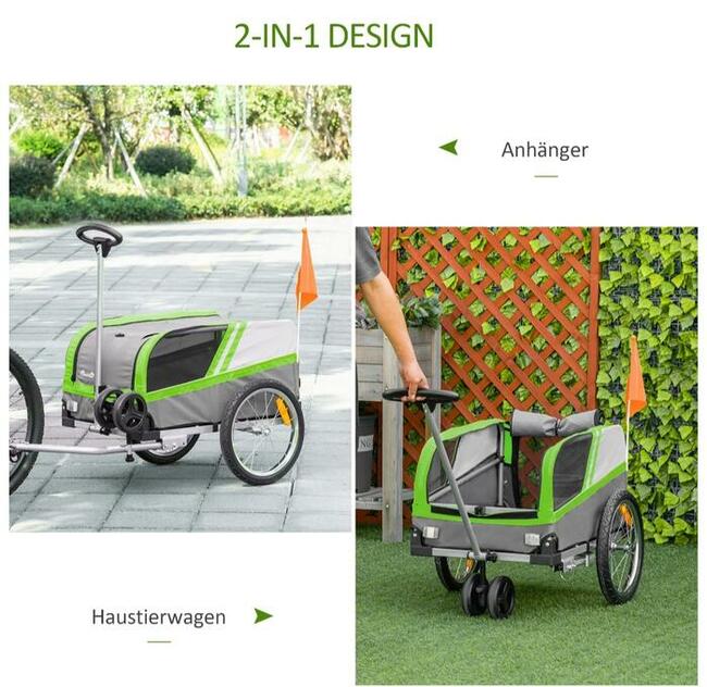 Przyczepka rowerowa dla zwierząt