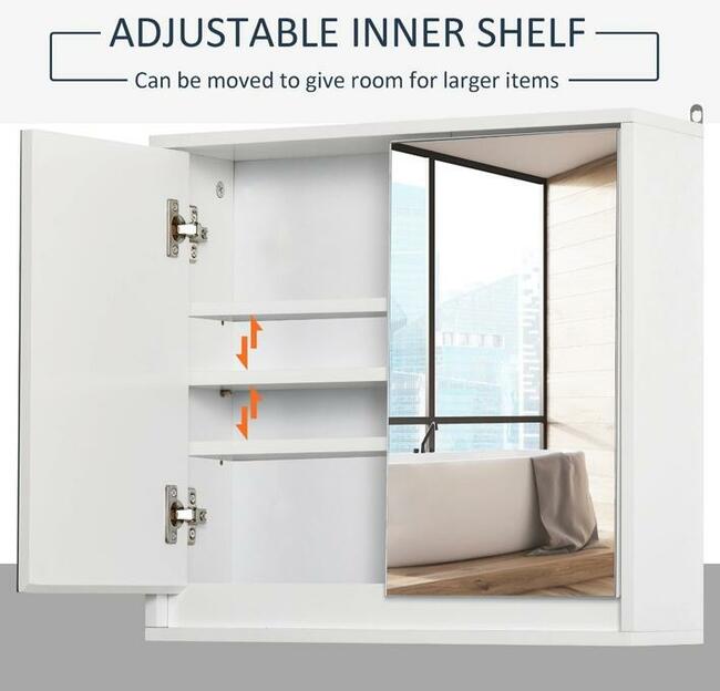 Nowoczesna Szafka łazienkowa z lustrem