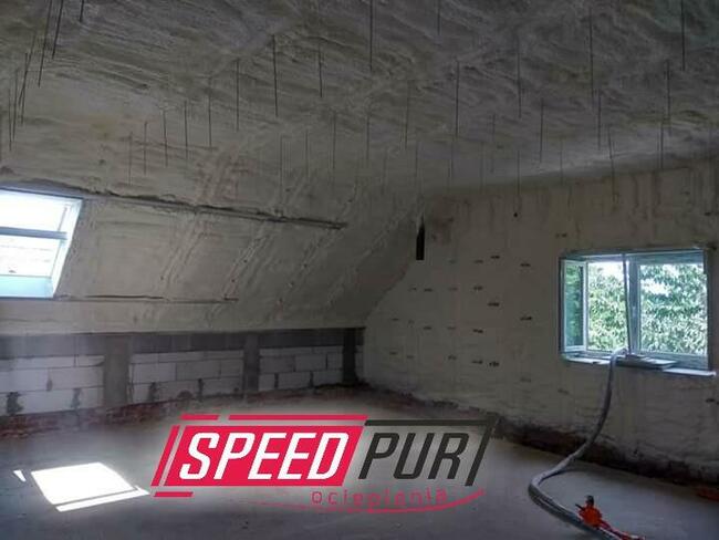 Piana PUR Ocieplanie Poddasze Wiązary Strop Gubin SpeedPur