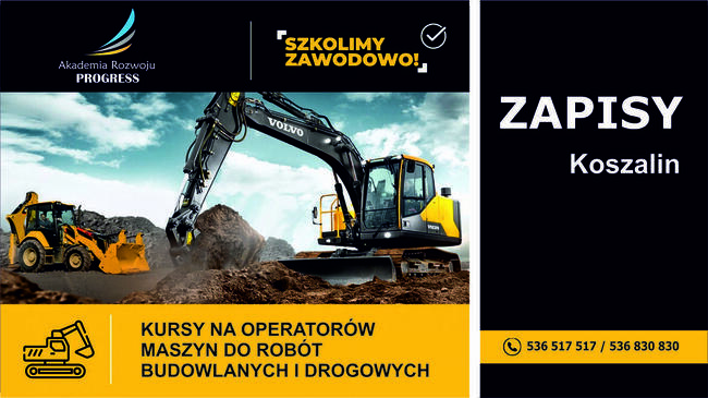Kurs obsługi koparki, ładowarki, koparkoładowarki