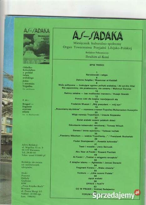 AS-SADAKA KOLONIALIZM a podział arabskiego AS-SADAKA Mie