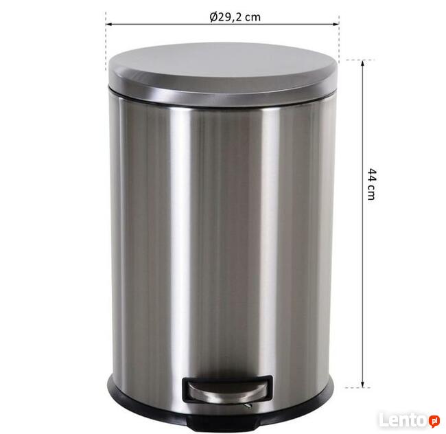 Kosz na śmieci stał nierdzewna