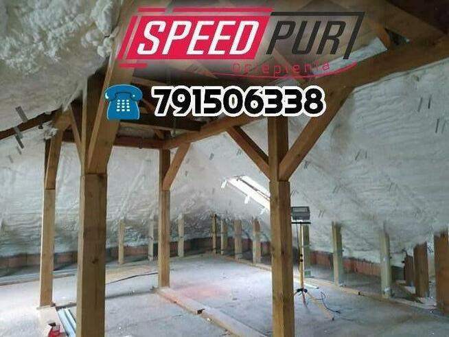 Piana PUR Ocieplanie Poddasze Wiązary Strop Gubin SpeedPur