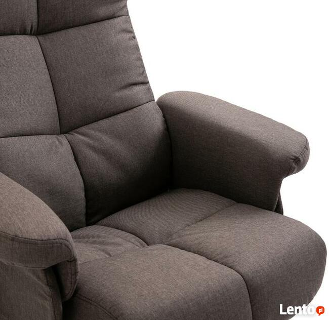 Fotel masujący że schowkiem na podnóżek