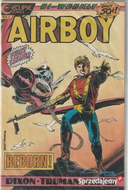 Airboy nr 1/1986 wyd.ang.Stan kolekcjonerski.
