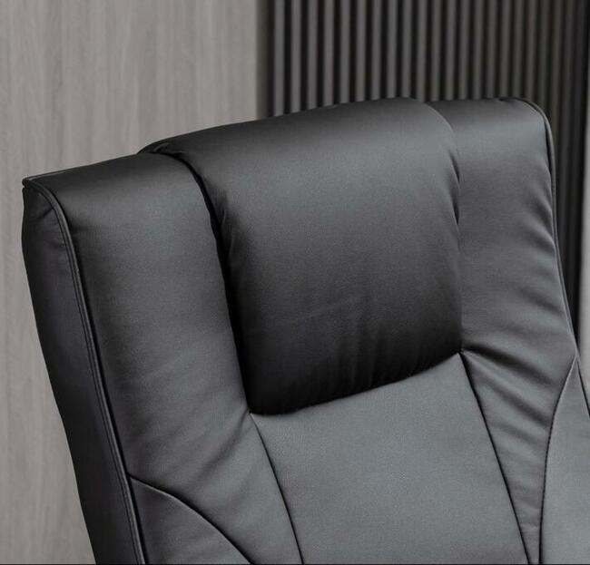 Fotel masujący z podnóżkiem 10 punktów masażu