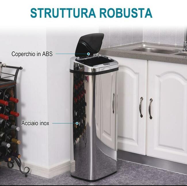 Kosz na śmieci z czujnikiem ruchu