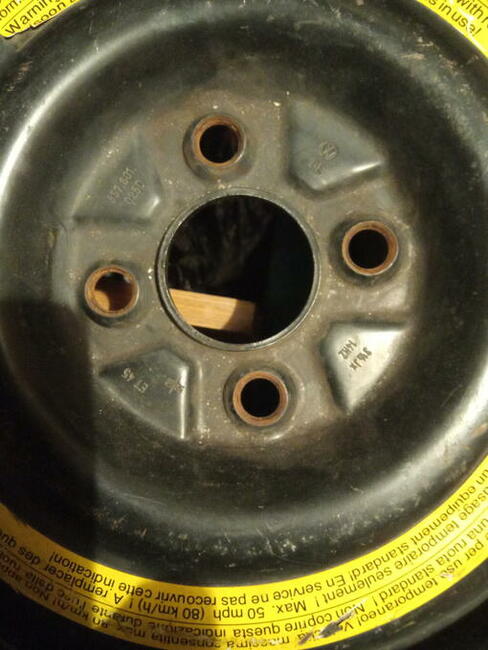 Koło zapasowe dojazdowe