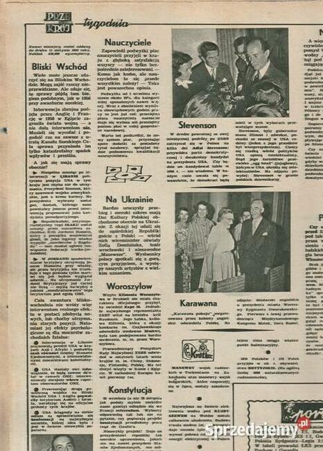 Przekrój 17 sierpnia 1958 Extra prezent na urodziny