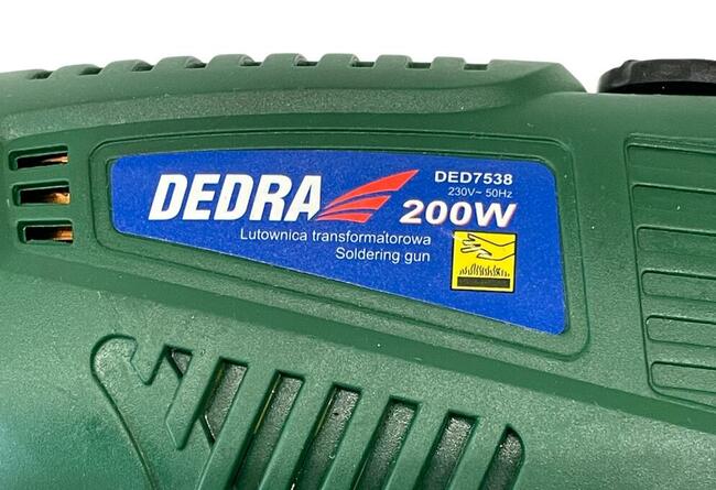 Lutownica transformatorowa Dedra 200W