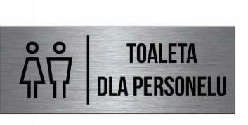 Srebrna tabliczka teren monitorowany