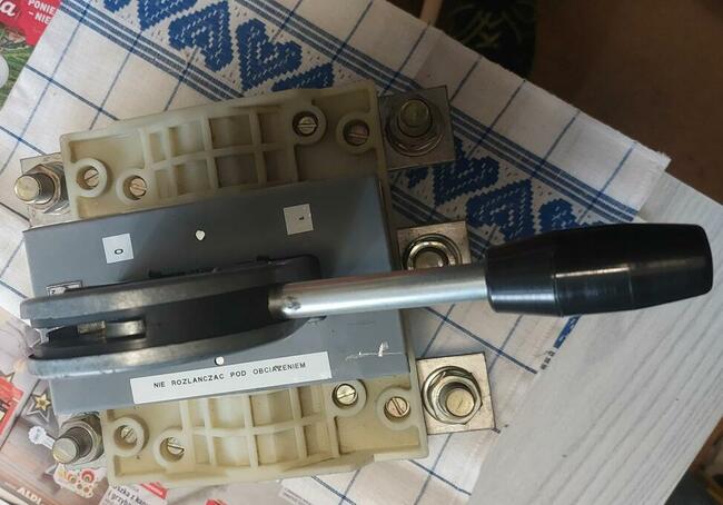 Odłącznik OZK 3x630, 3-biegunowy 630A