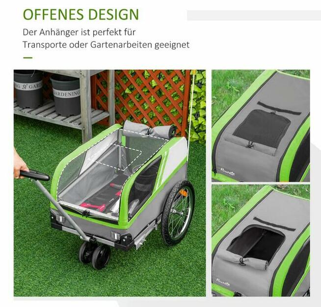 Przyczepka rowerowa dla zwierząt