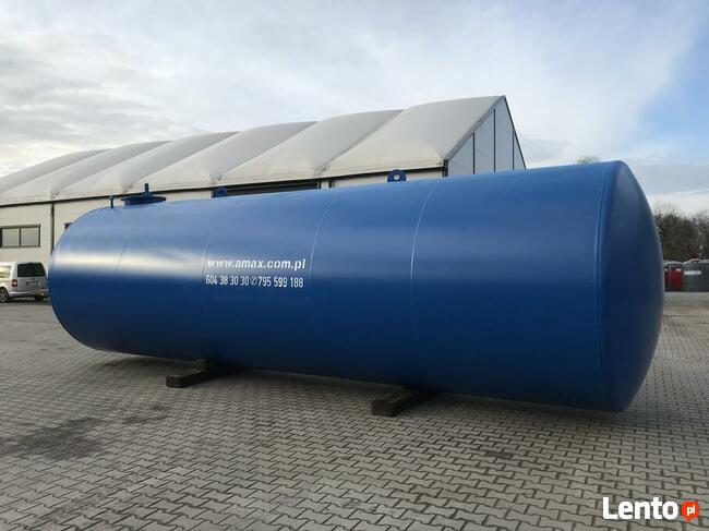 Zbiornik stalowy 40m3- 40 000l- 40000l - dwupłaszczowy na ON