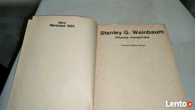„Odyseja marsjańska” Stanley G.Weinbaum + GRATIS książka