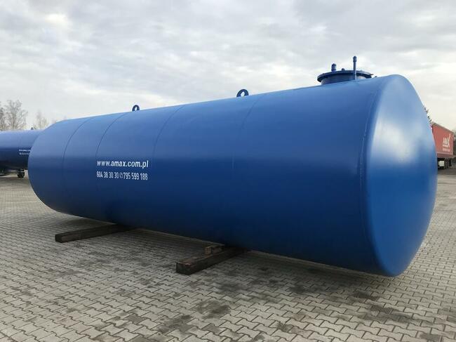 Zbiornik stalowy 40m3- 40 000l- 40000l - dwupłaszczowy na ON