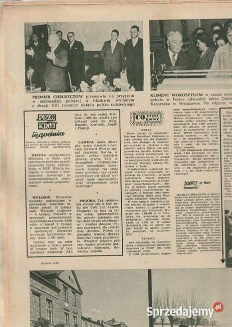 Przekrój 4 maja 1958 Super prezent na urodziny