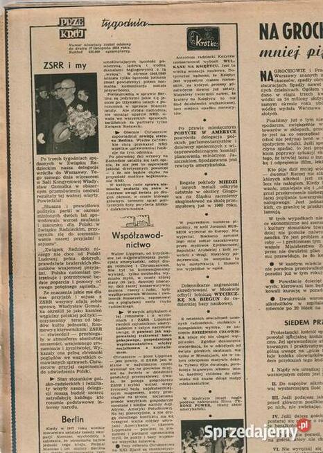 Przekrój 25 listopada 1958 Idealny prezent urodziny