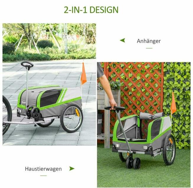 Przyczepka rowerowa dla zwierząt