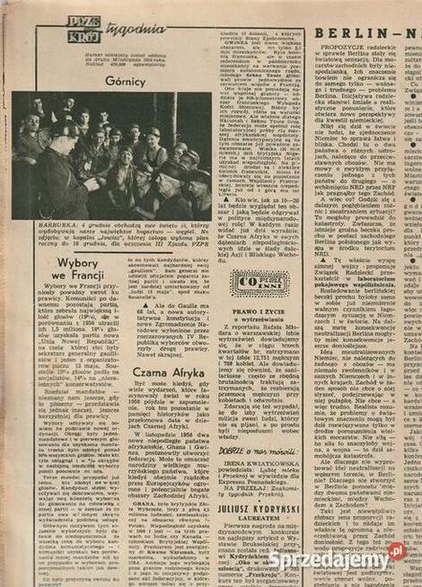 Przekrój 7 grudnia 1958 Super prezent na urodziny