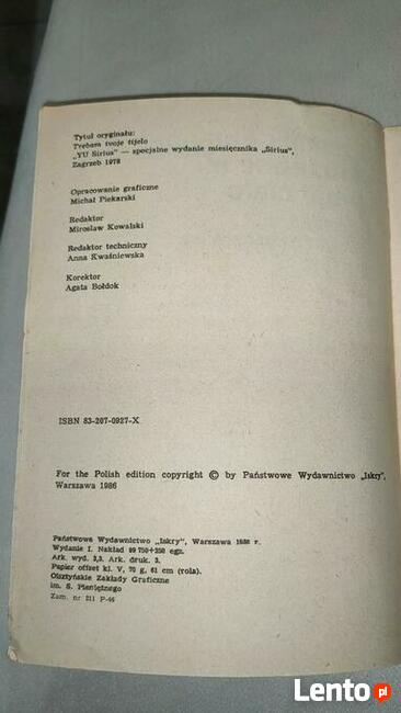 „Potrzebne mi twoje ciało” Zvonimir Furtinger + GRATIS książka