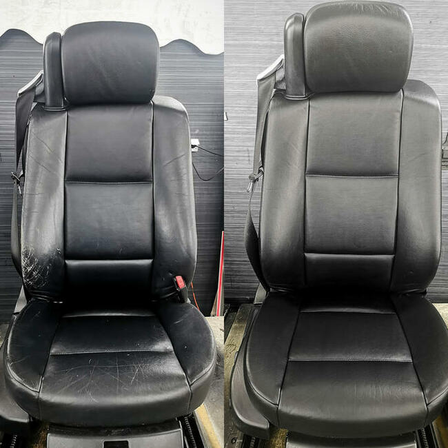 Renowacja Regeneracja skór foteli Autodetailing