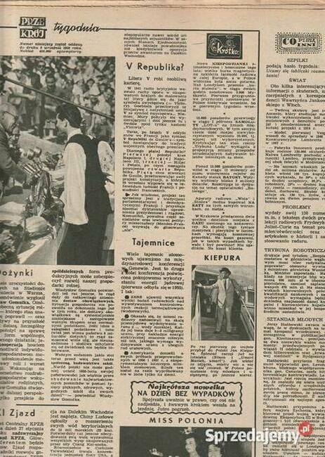 Przekrój 14 września 1958 Idealny prezent na urodziny