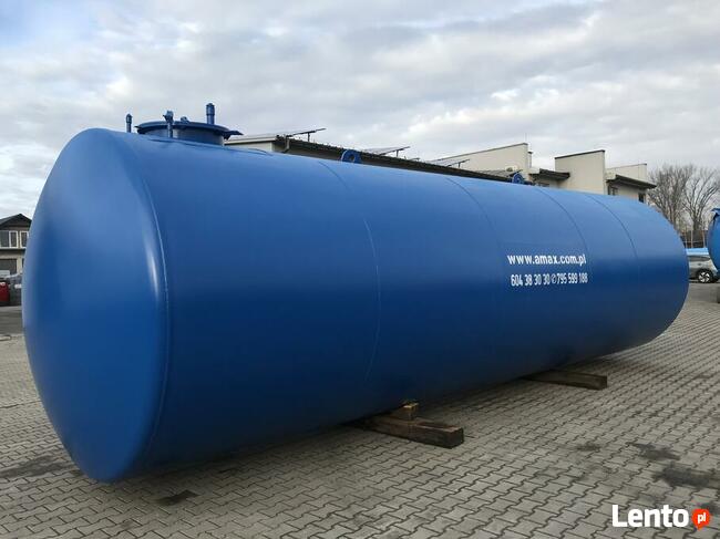 Zbiornik stalowy 40m3- 40 000l- 40000l - dwupłaszczowy na ON
