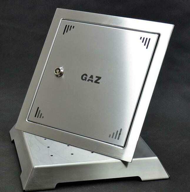 Drzwiczki rewizyjne gazowe 300x300 INOX BF