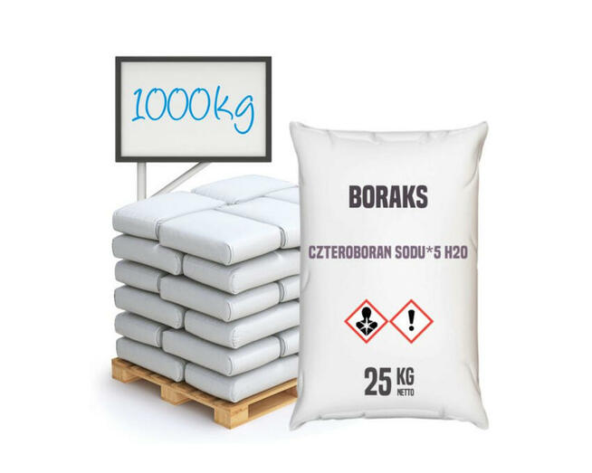 Boraks pięciowodny, czteroboran sodu