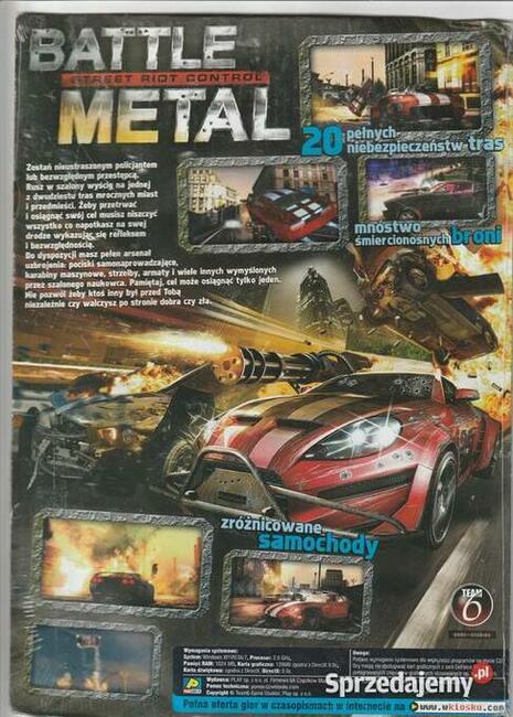 Battle street riot control metal PC
