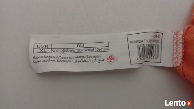 Spodenki krótkie damskie, pomarańczowe, do sprzedania