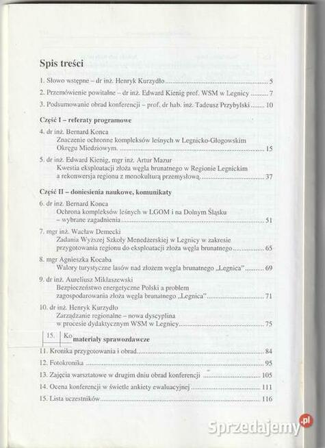 Lasy nad złożem węgla Legnica.Stan zagrożenia.