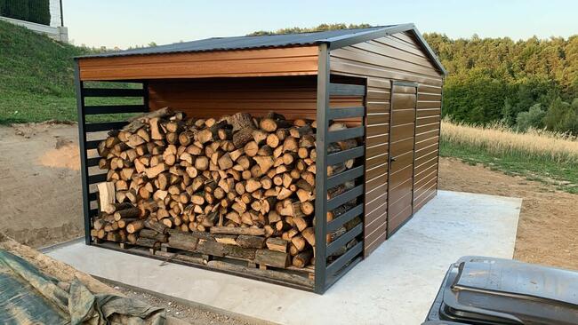 Garaż blaszany z profila