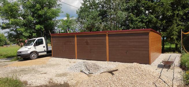 Garaż blaszany z profila