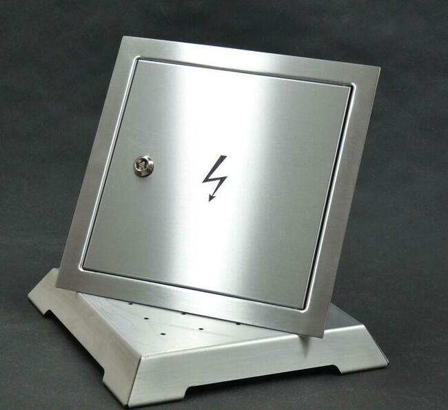 Drzwiczki rewizyjne elektryczne 250 x 250 INOX