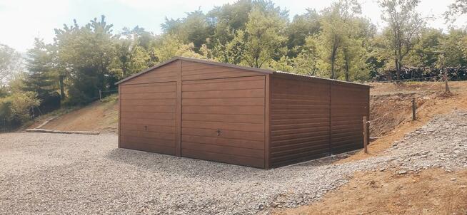 Garaż blaszany z profila