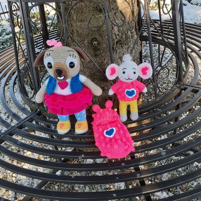 Kartofelcia na szydełku + śpiworek