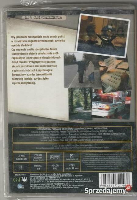 Dar jasnowidzenia National Geographic DVD