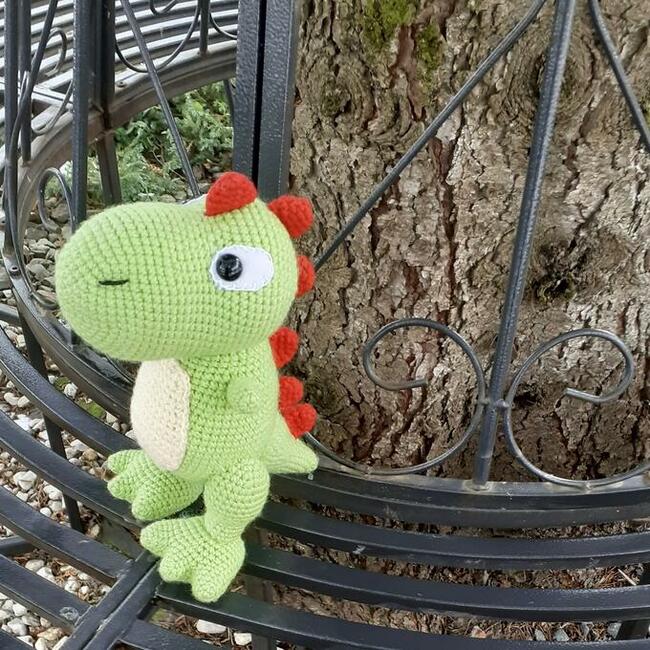 Dinozaur Dragon T-rex na szydełku