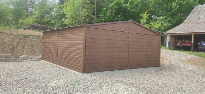 Garaż blaszany z profila