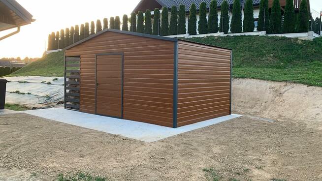 Garaż blaszany z profila